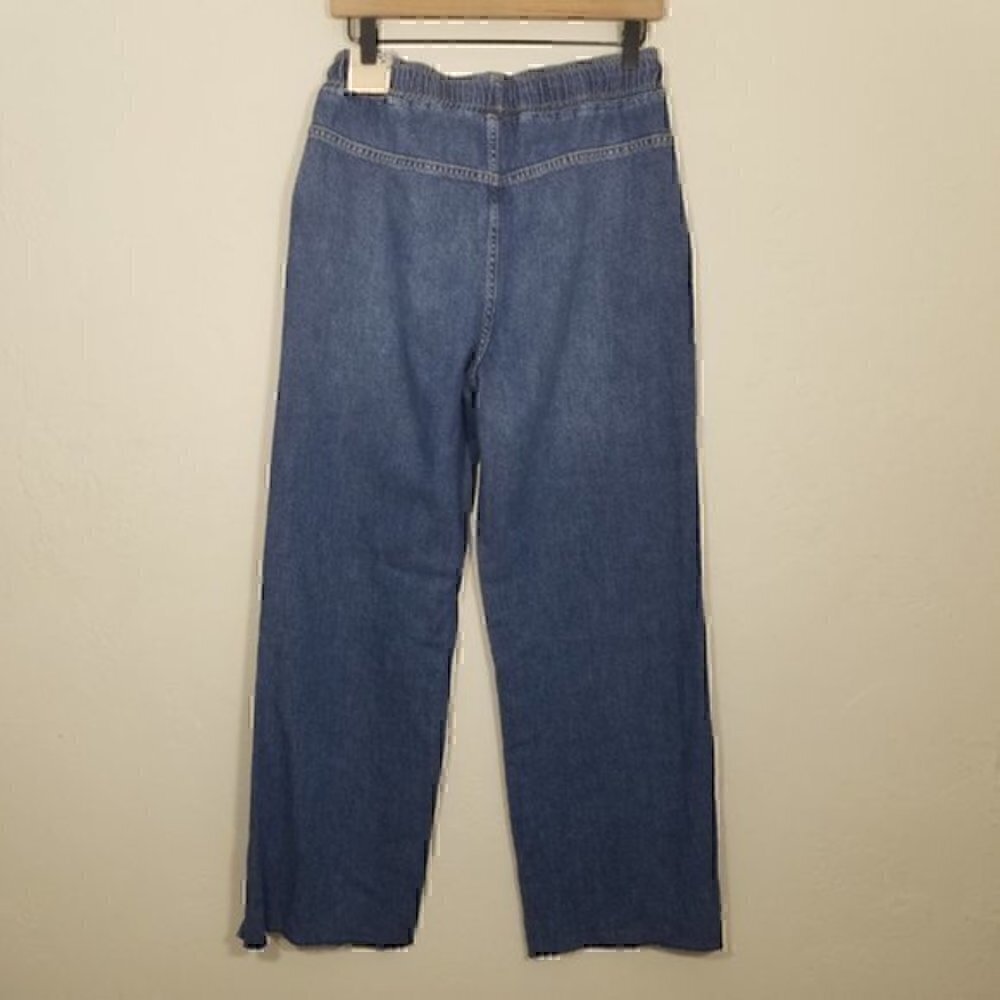 NWT Pilcro Anthropologie High-Rise Getaway Elastic Waist Jeans Size S - Picture 7 of 9